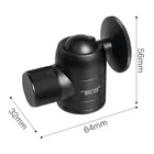 Dslr Camera Accessories Flexi-angle Rotating Tripod Head 1/4 Mini Ball Head Mount 360 Swivel Dslr Dv Camera Tripod Ball Head