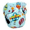 Mumsbest NewBorn Waterproof PUL Double Gussets Cloth Diapers Adjustable Washable Newborn Baby AIO Diapers