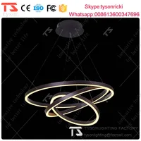 Fancy Coffee Gold Modern Decorative Circle