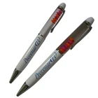 Custom Personalized logo branded Cheap 3D metal liquid pen ,liquid floating ballpoint pen