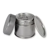 Custom Ring Pull Weld Airtight Matcha Green Tea Tin Can With Double Lid