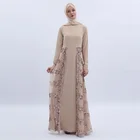 New fashion islamic clothing abaya muslim dress good quality long sleeve long dress abaya