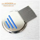 Anti Pet Dog Stainless Steel Metal Head Lice Comb for Pet