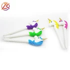 hot selling novelty plastic unicorn shape design ball pen for kids