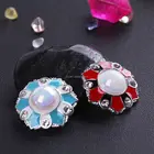 urea shirt button crystal button covers metal switch push button
