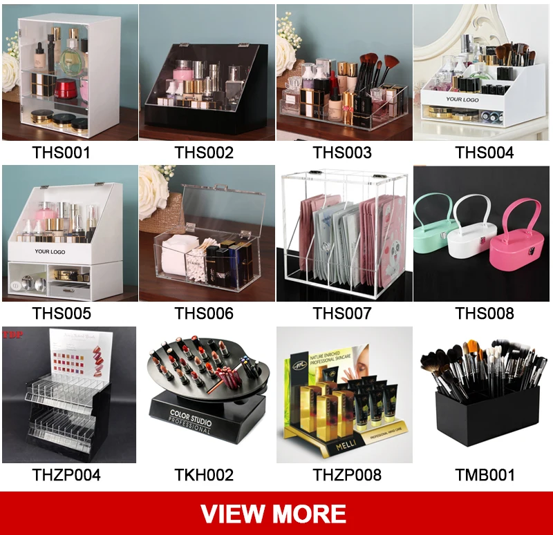 Factory OEM Design Elegant 3 Layers Perfume Bottle Box Acrylic Display Stand