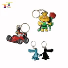 Dubai Pvc Key Ring High Quality Qr Code Lemon Fruit Family Photo Keychain