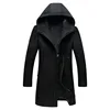 OEM Manufacturer hooded Custom Men Wool Blend Duffle Coat