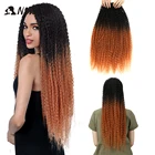 Hot new products japanese fiber hair synthetic piece high quality brazilian deep curl Factory price