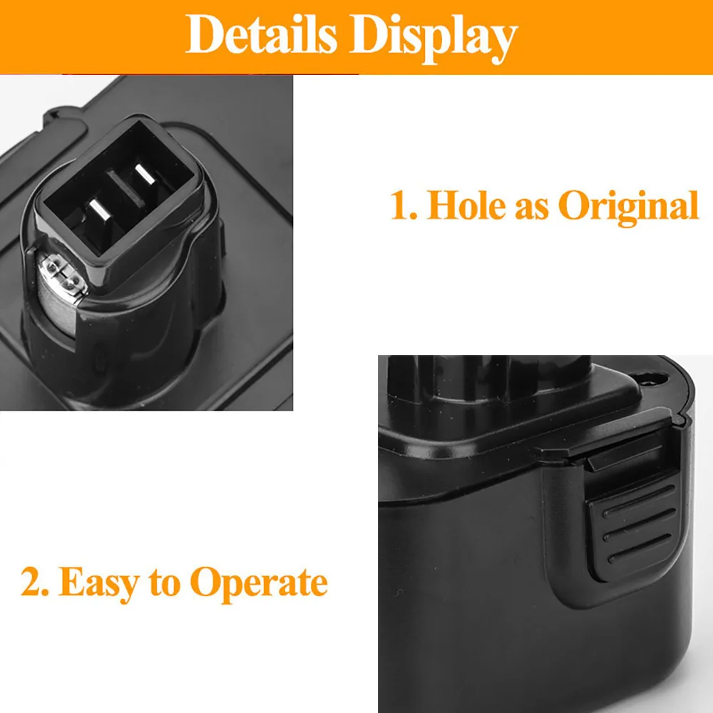 for Black&Decker 9.6V,Ni cd, 2500mAh/2.5Ah power tool battery, BTP1056  /A9251/PS120,PS310,PS3350,CD9600 - AliExpress