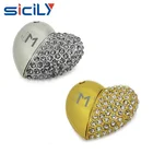 New Jewelry USB Flash Drive , Cartoon Crystal USB 2.0 Genuine 8gb/16gb/32gb/64gb Gadget Pendrive Pen Driver Gift