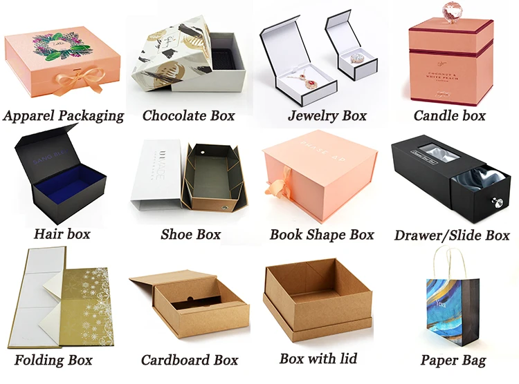 door necklace & earring &ring jewelry packaging paper gift box
