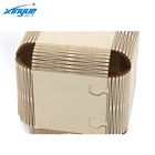 Wooden Craft Small Wood Box Small Natural Unfinished Wooden Craft Blank Little Wood Box