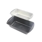Microwave safe metal tin material mini cake loaf bread baking pan promotional