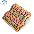 Soft Enamel Camp Colorful Alphabetic Metal Badge Pin