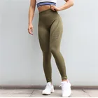 Gym Sport Workout Wear Ladies High Raise Pants Running Wear Women Yoga Leggings