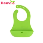 High quality silicone baby bib soft resistant oil and dirty