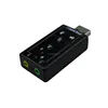 DIHAO USB 2.0 Stereo 7.1 Audio Carte Virtual Adapter External Son Headphone Card Sound