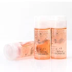 Quality assurance guest room supplies set disposable cheap price hotel shower gel in bottles