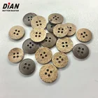 15MM 24L Natural real coconut shell button manufacture