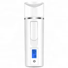 USB Rechargeable handy nano facial mist sprayer with power bank with skin moisture test For Beauty Salon SPA LY-9122A