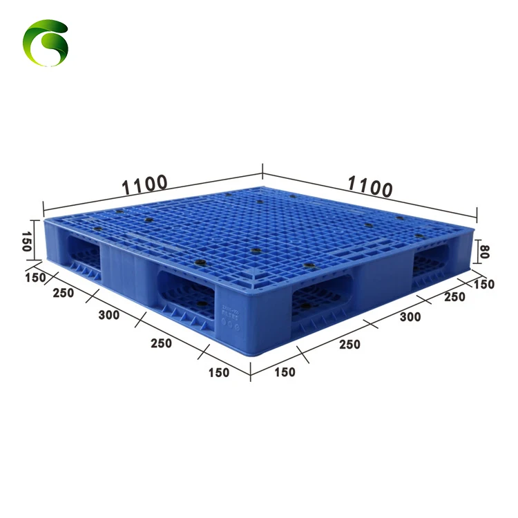 double sided plastic pallets 1100*1100*150mm