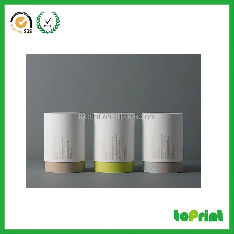 ecofriendly kraft tea tube gift paper packaging box/packaging