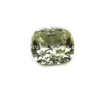 High FIRE cushion cut hand cut Yellow cubic zirconia price