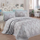 jacquard import warm summer quilted fabric bed covers bedding set from india