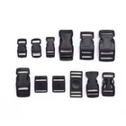 Different Shape Black plastic bag release strap buckle belt safty buckle