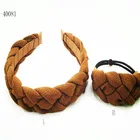 Zest Plaited Headband Hair Accessory mature Brown hair tie hair accessories wholesale