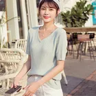 England Style Fashion Simply Women's Long Sleeve Round Neck Pullover Sweater T-shirt