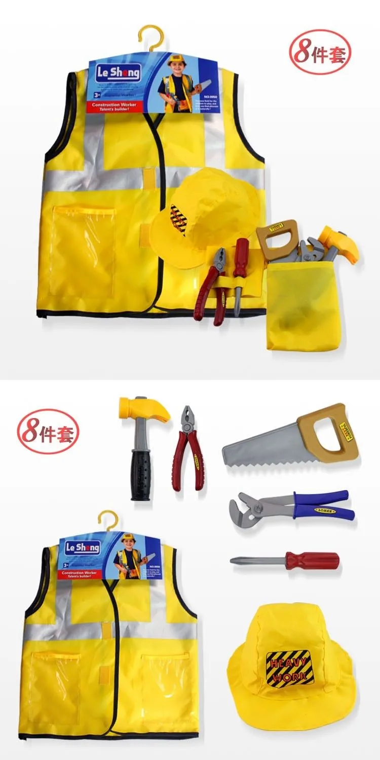 7000950-Halloween-Christmas Gift Baby-Kids-Children's Construction Worker Role Play Costume Set 8Pcs-2.jpg