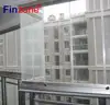 Shanghai Finzone sliding folding frameless glass curtain window system