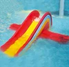 Water park rainbow color fiberglass small kids water slide for sale