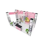 3x3 aluminum modular extrusion exhibition system booth material design and construction