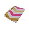 Wholesale china custom logo cheap High Quality hard paper cover spiral Notebook