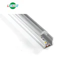 High quality U Shape Led Aluminum Profile with 30 degrees angle lens for Cabinet Trimless Recessed