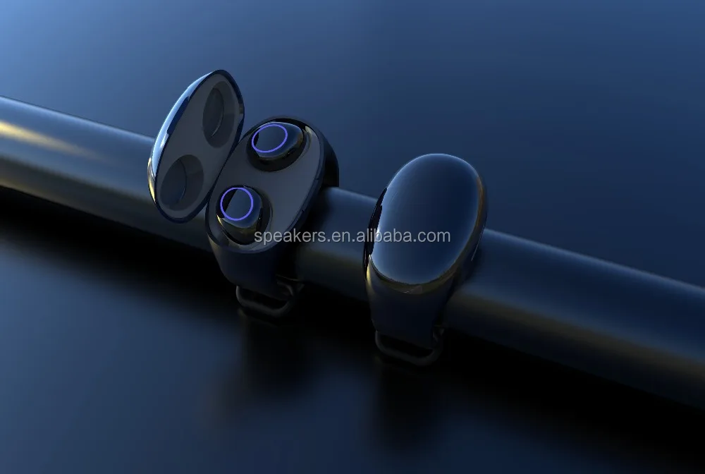 TWS Wristband Earphones Bluetooth 5.0 True Wireless Earbuds Noise Cancelling Touch Binaural Earphone Mini Sport Headset with Mic - ANKUX.COM