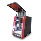 Laser Marking CCD Cyclops Camera Position Closed Laser Marking Machine with 20W 30W 50W 100W Raycus FIber Laser Source