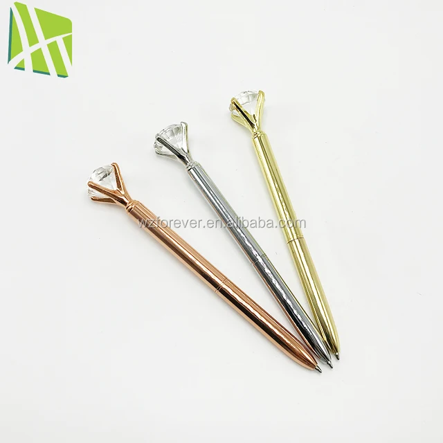 top gift logo new design promotional diamond metal ballpoint pen