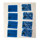 Personalized size and content void sticker label phone