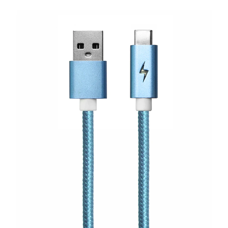 Data and charger High Speed Standard USB 2.0 A Male to type C cable with customized logo