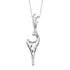 Hot sale Christmas deer pendant sterling silver jewelry