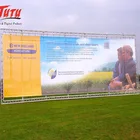JUTU PVC Mesh Fabric Banner Materials Coated Mesh with Liner