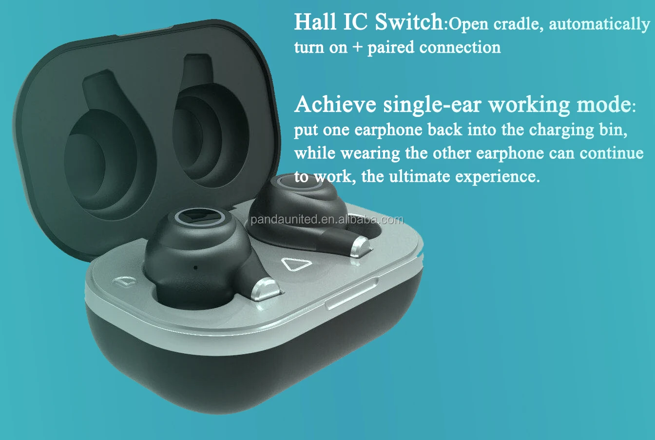 High Quality Headphone TWS P6 In Ear Earphones Wireless Earbuds Master-slave Dynamic,Sport Headset - ANKUX.COM