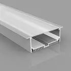 2018 popular design Indoor housing light recessed led linear light fixture aluminum profile for linear light