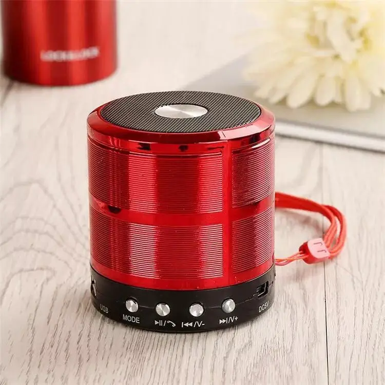 WS-887 Wireless Bluetooth Speaker Plug-in Card Mini Portable Player Speaker Phone Radio Bluetooth Audio Bass High Quality Sound - ANKUX.COM