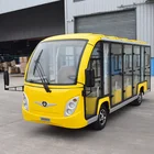 Graphic Customization Bus Custom 14 Passenger Shuttle Bus Electric Bus With Heater And Air Conditioning