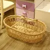 New Design Wicker Woven Baby Moses Basket